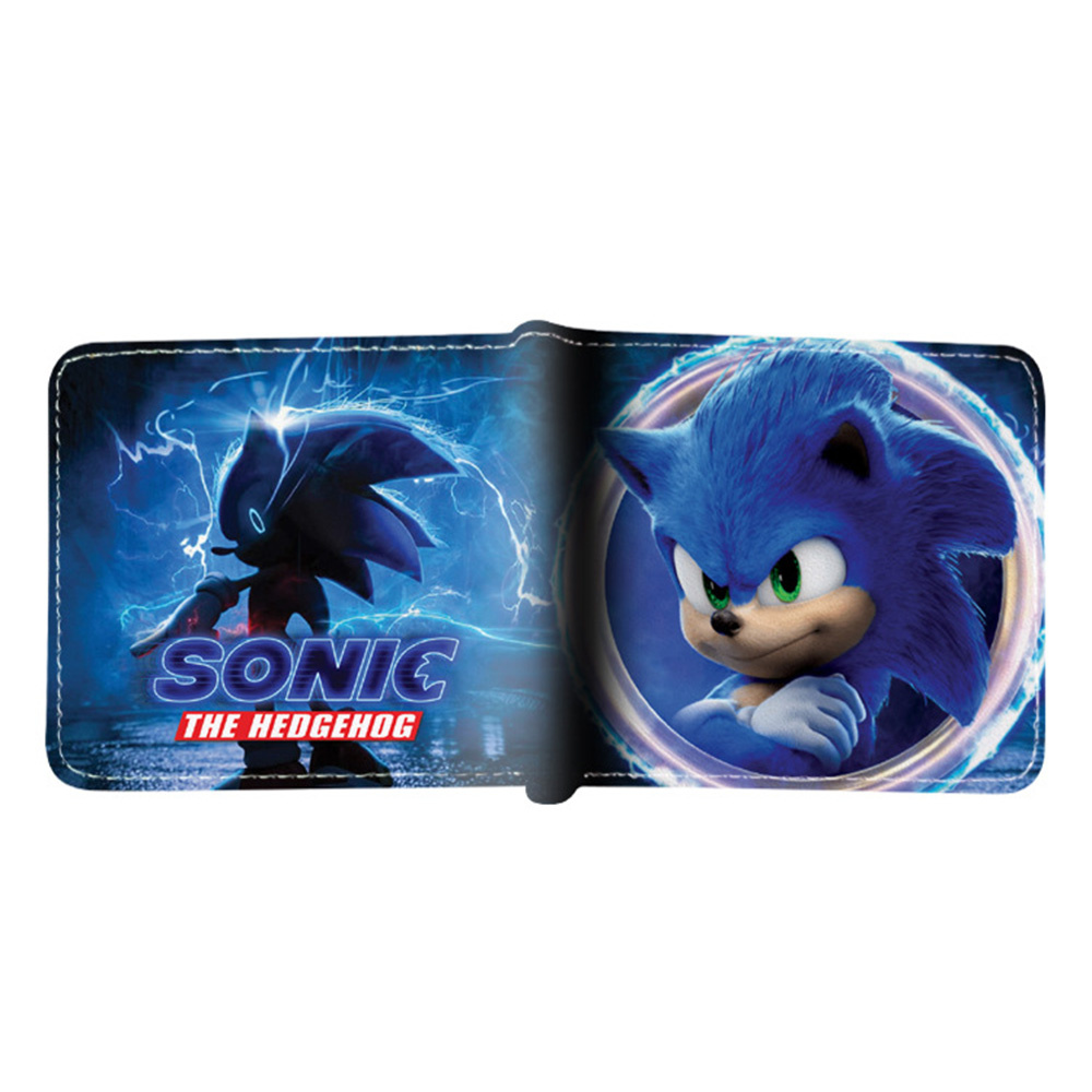 Sonic The Hedgehog Wallet Kids Boys Girls Case Wallet D - Image 1