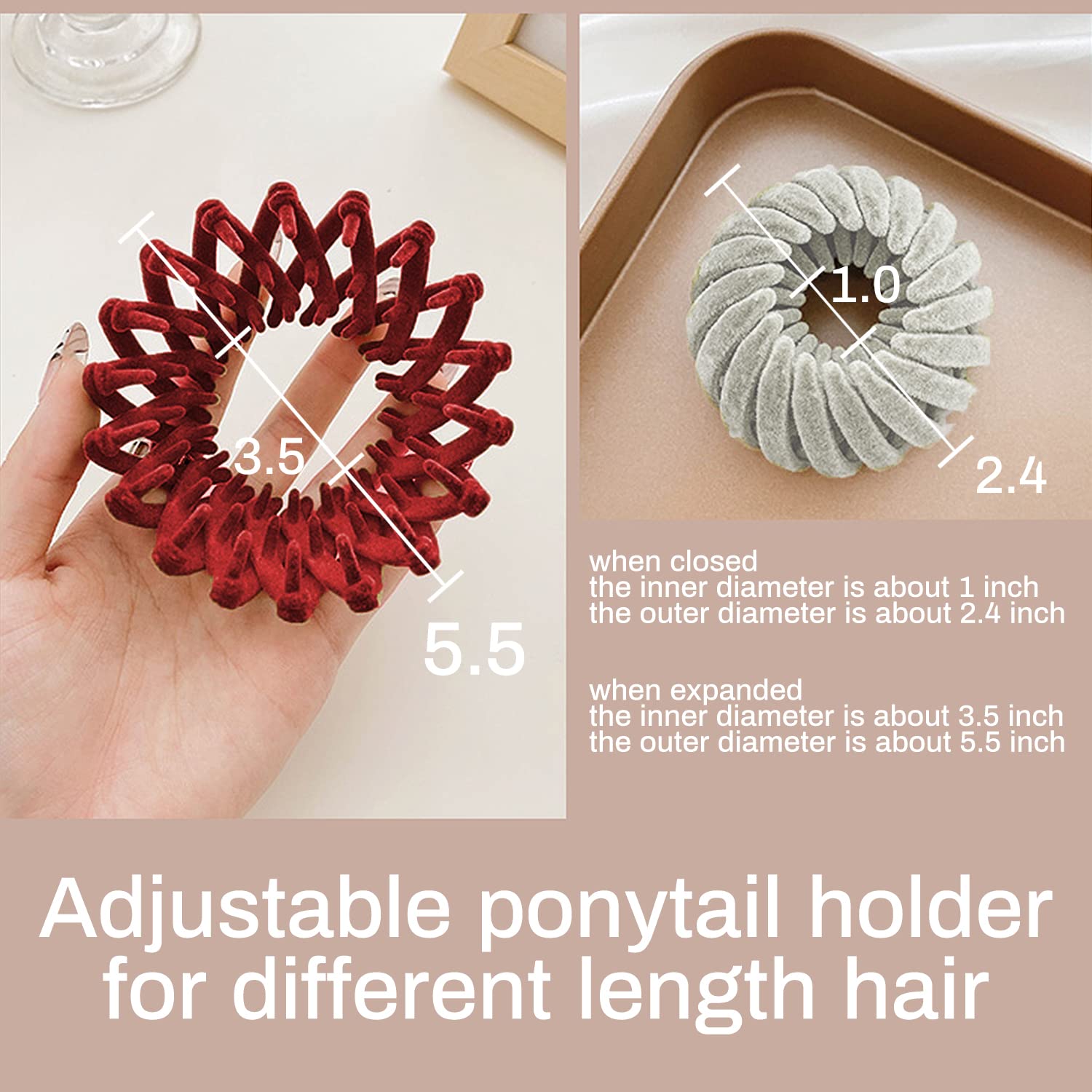 Magic Hair Clip Bird's Nest Flat Ponytail Lazy Hair Clip - Image 2