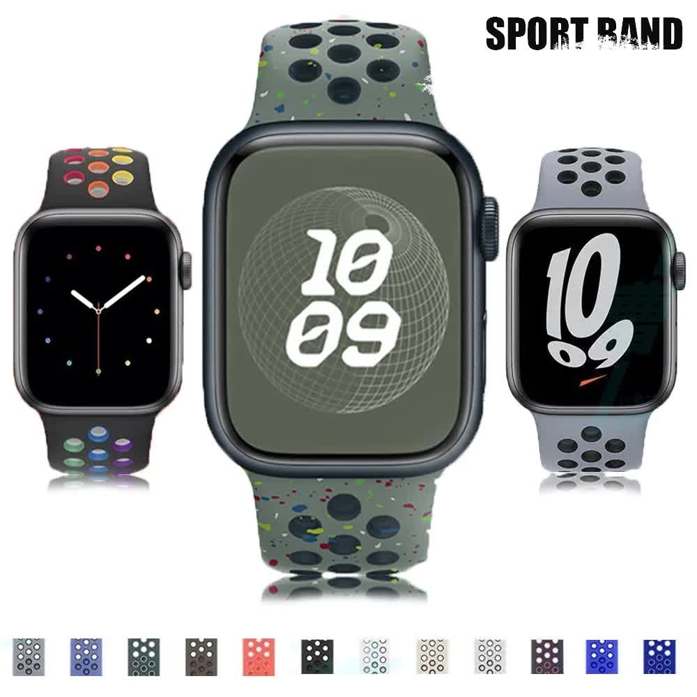 Compatible with Apple Watch Band Ultra 2, Series 9/8/7/6/5/4/3/SE, 45mm 49mm 44mm 40mm 41mm 42mm, Black Pink, 15 Pack - Image 2