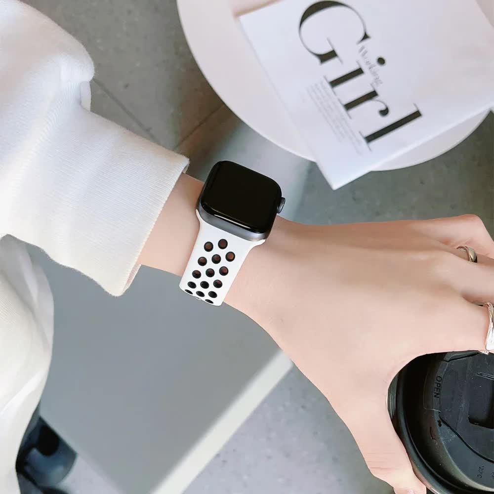 Compatible with Apple Watch Band Ultra 2, Series 9/8/7/6/5/4/3/SE, 45mm 49mm 44mm 40mm 41mm 42mm, Black Pink, 15 Pack - Image 4