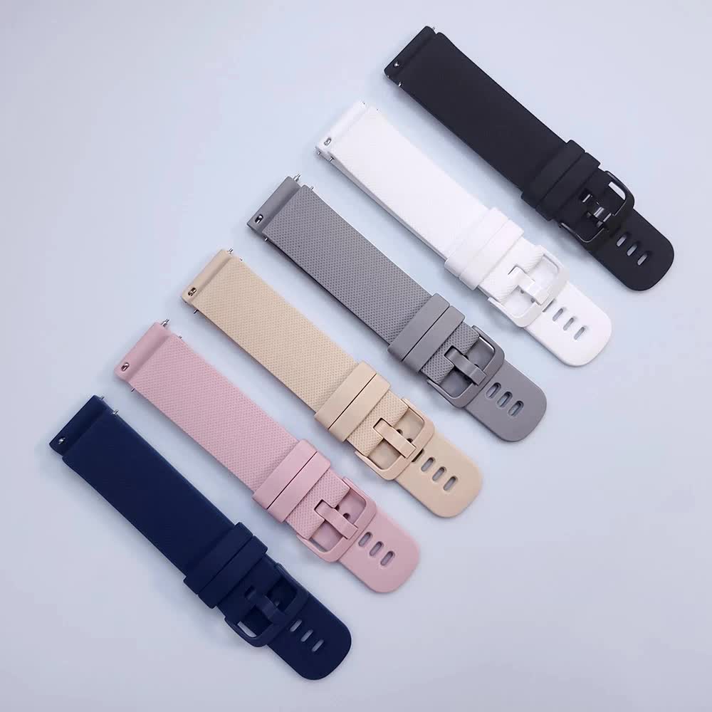 Silicone Strap Compatible with Garmin Venu 3 Forerunner 265 255 245 Vivoactive 4 Venu Sq 2 Plus 22mm Army Green Band Replacement - Image 3
