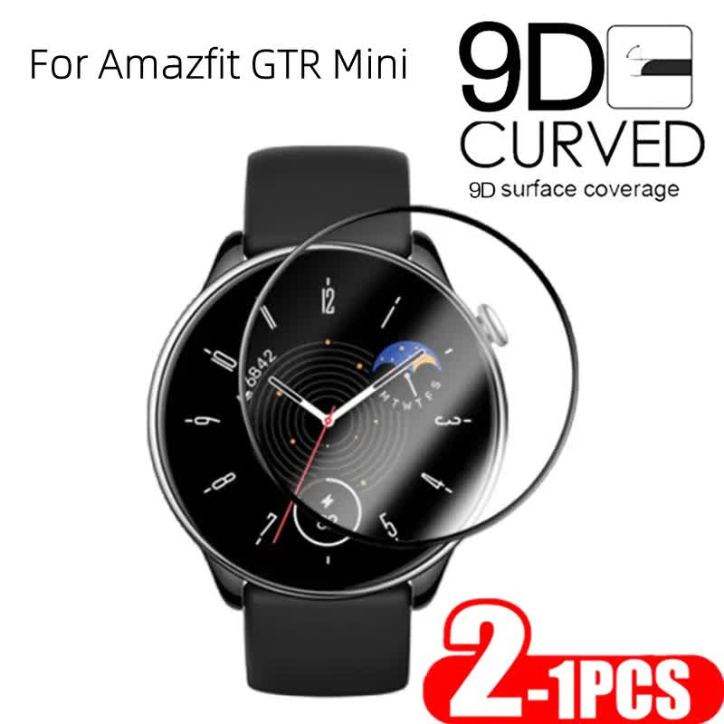 1-2 pcs compatible with Amazfit Gtr Mini Gtr 4 3 2 Pro 2E Smart Watch Full Cover Protection Cure Film Gtr3 Gtr4 Glass for Amazfit GTR 4 1 pc - Image 1