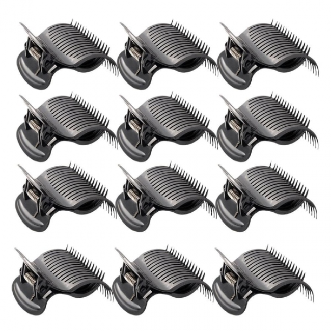 Roller Clips 12 pcs Compatible with Hair Rollers Hot Roller Clamp - Image 2