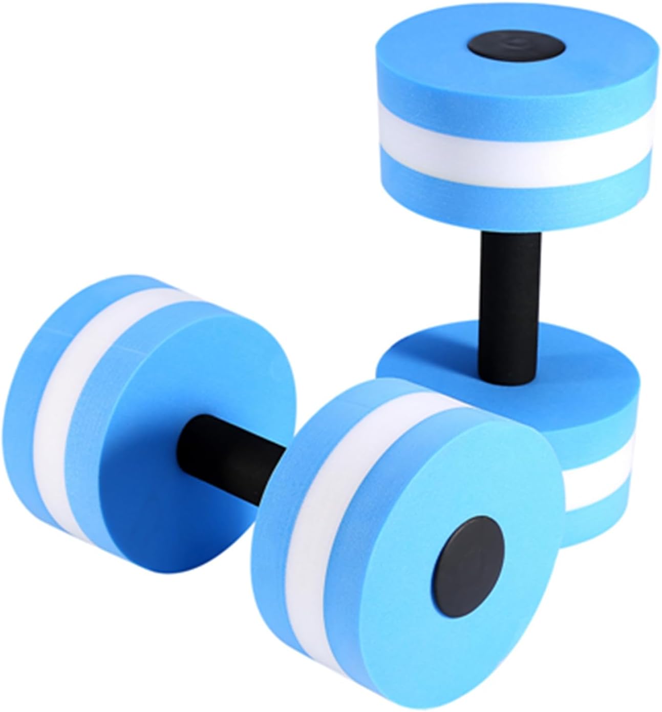 Water Dumbbells Set, 2PCS Water Dumbbells Pool Resistance Water Fitness Equipment Foam Dumbbell Water Aerobics Fitness Equipment - Image 1