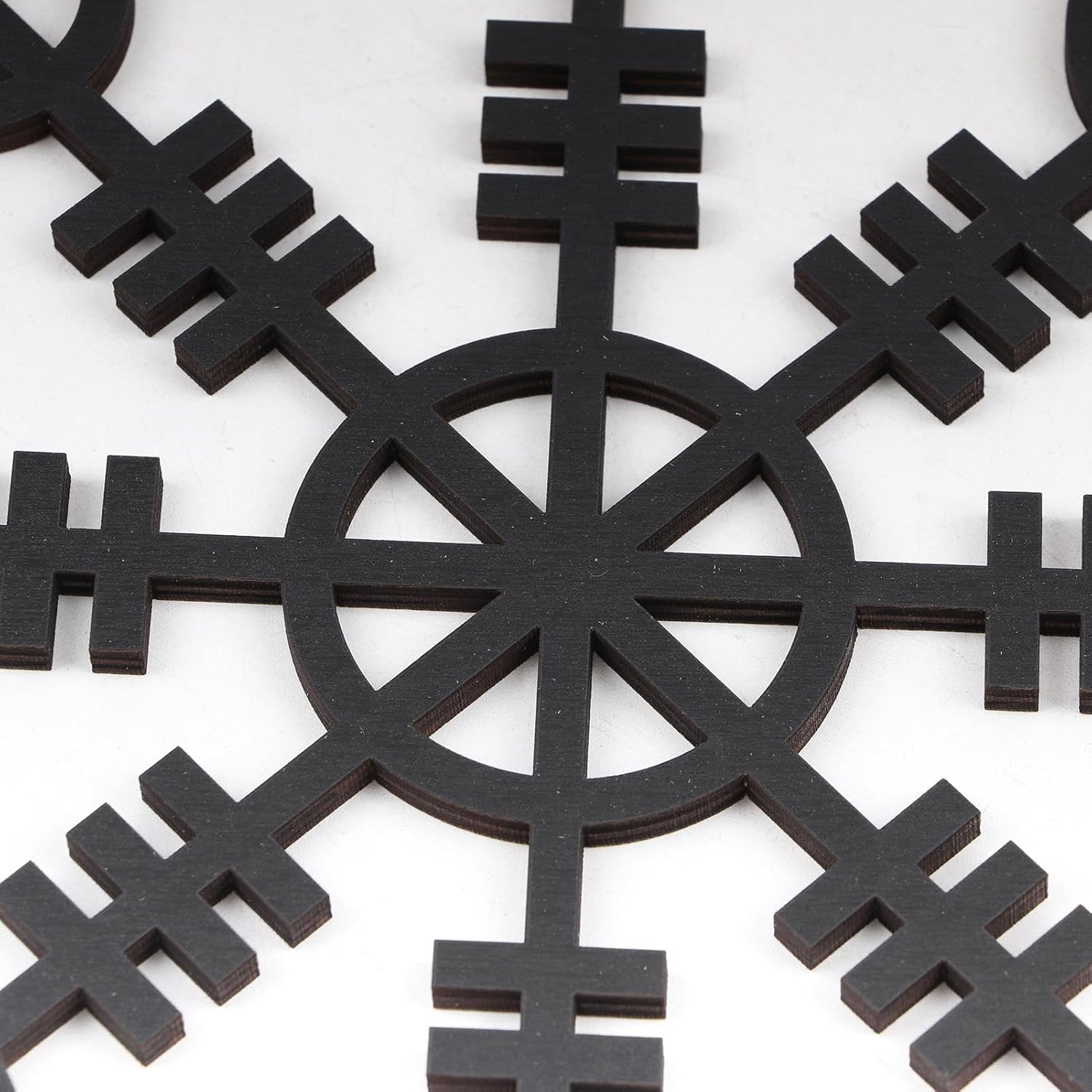 Metallic Viking Wall Art Nordic Compass Decor for Bedroom Living Room - Image 3