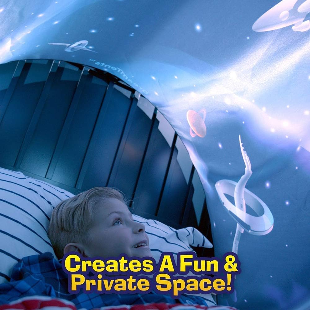 Bed Tent for Kids, Space Tent for Boys, Pop Up Play Tent - Image 2