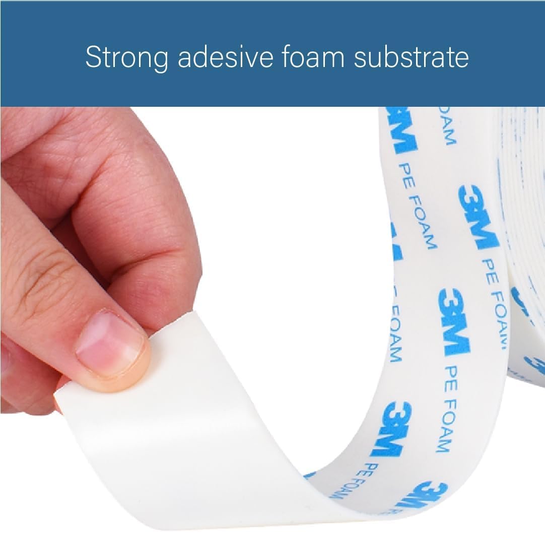 Replacement 3M double-sided tape (20mm x 3m), suitable for indoor and outdoor use, waterproof, for home installation. - Image 2