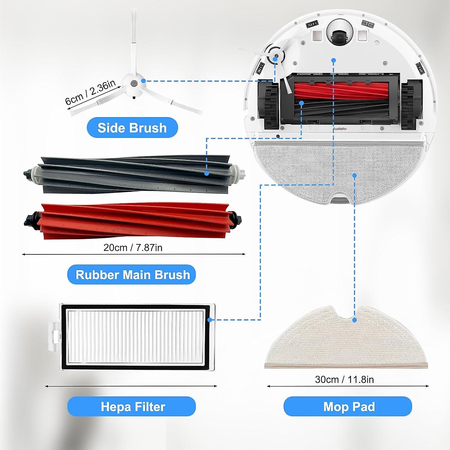 Roborock Q8 Max/q8 Max+/q5 Pro Robot Vacuum Cleaner Accessory Kit - Spare Parts for Roborock Q8 Max/q8 Max+/q5 Pro Robot Vacuum Cleaner - Perfect - Image 2