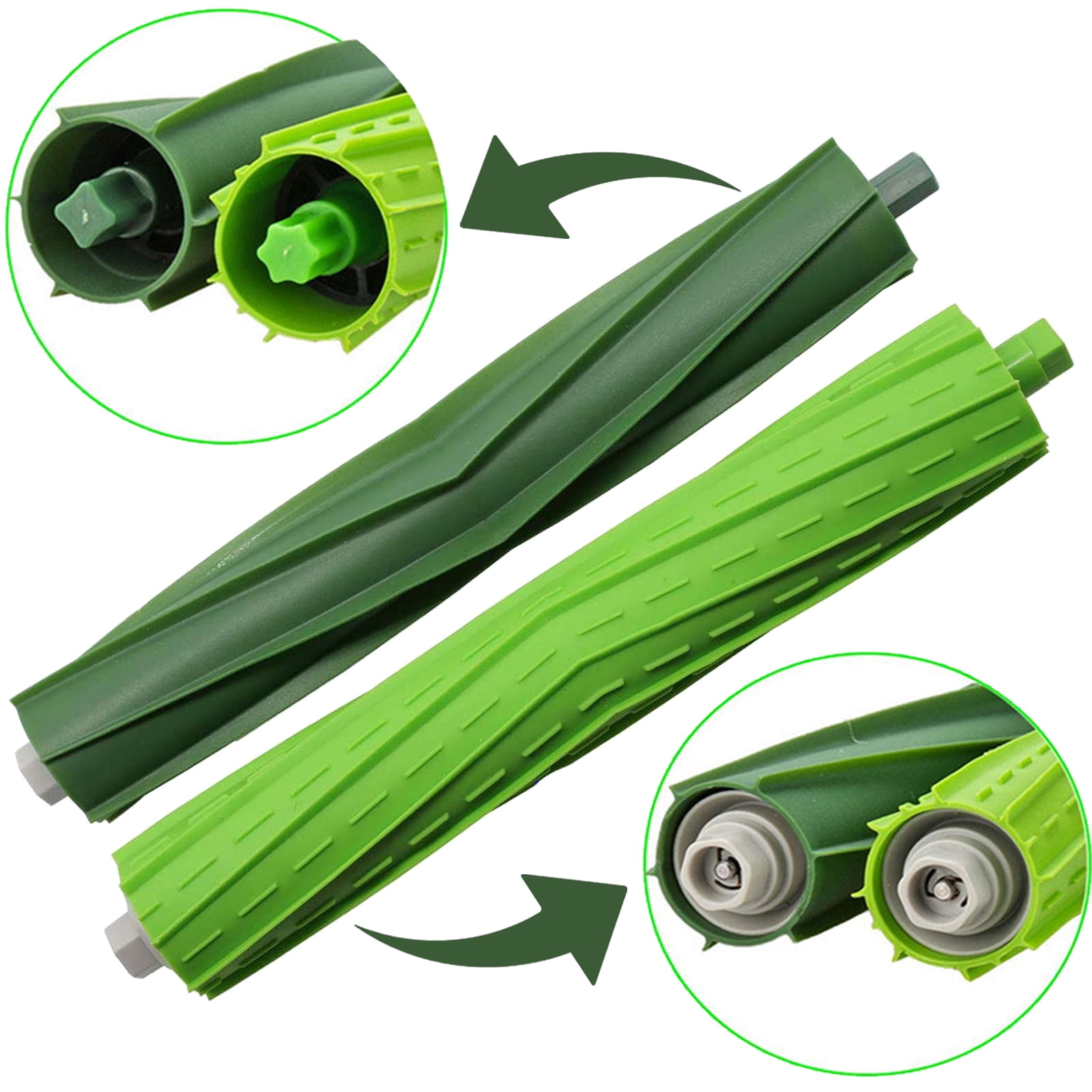 Replacement Parts for iRobot Roomba E, I and J Series - Includes Multi-Surface Rubber Brush & High Performance Filter 1+1 - Image 4