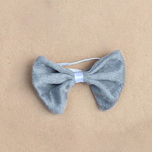 Compatible with Oral-B 3 pcs Animal Costume Set Cute Mouse Ears Headband Bows Long Tail for Children Adult - Image 5