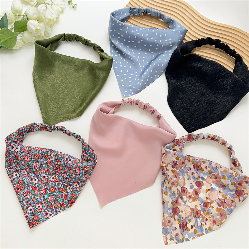Elastic Hair Scarf Headbands for Women 6 Pack - Large Hair Scarf - Image 1