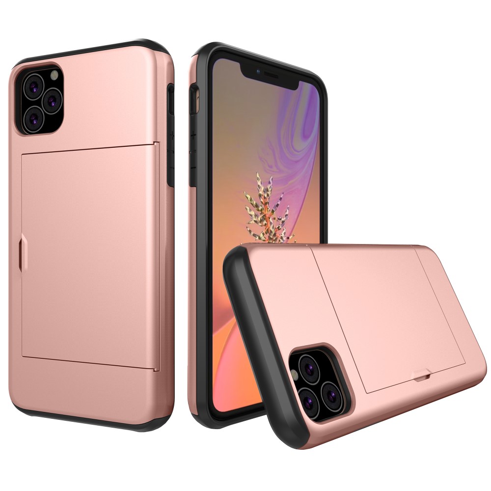 iPhone 11 Rose Gold Phone Case with Card Slot - Image 1