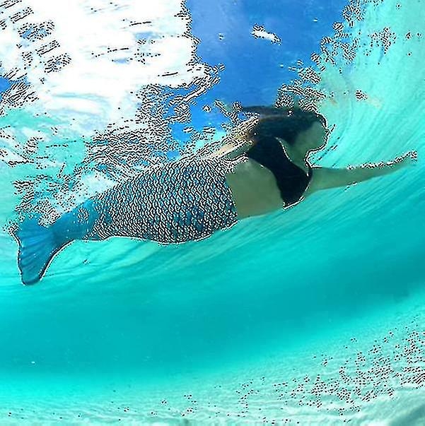 Swimming Fins Monofin 110 for Kids Adults Mermaid Tail Monofin for Water Sports - Image 4