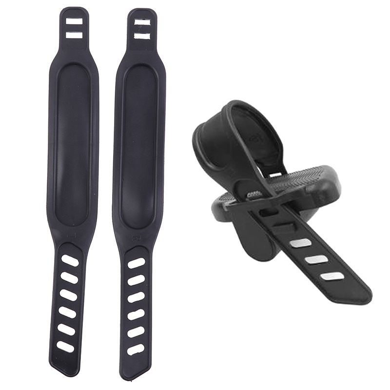 1 pair new exercise bike pedal straps stirrup strap Fitness Equi - Image 1