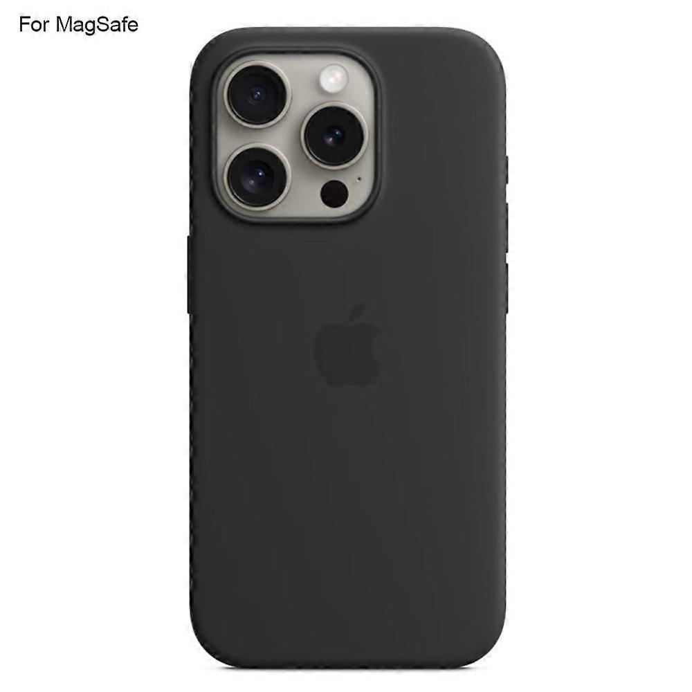 Compatible with Apple iPhone 15 Pro MagSafe Case Black - Image 1