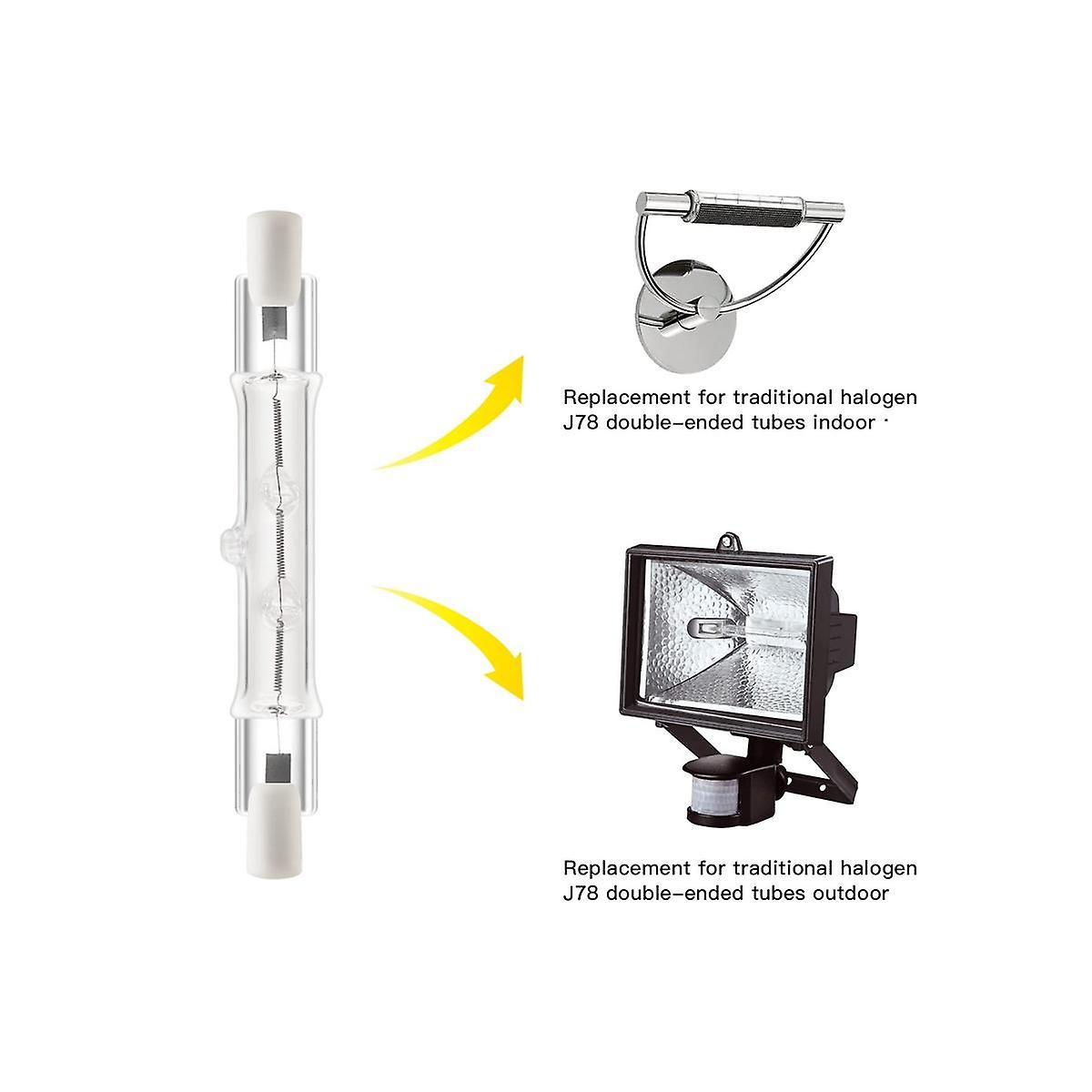 R7s 118mm 200W 230V Halogen Lamps Dimmable 5-Pack Compatible with MGF 200W - Image 3