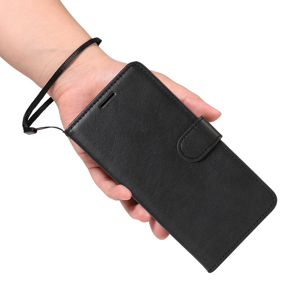 Xiaomi Redmi A5 4G Leather Wallet Case with Card Slots, PU Leather Cover, MGF Black Color, Compatible with Xiaomi - Image 7