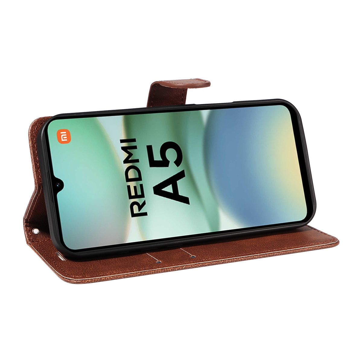 Xiaomi Redmi A5 4G PU Leather Wallet Case with Card Slots MGF Brown - Compatible with Xiaomi - Image 8