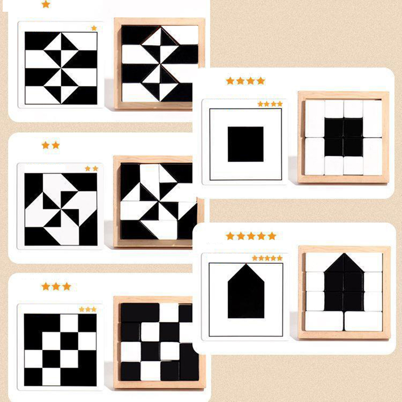 Hidden Block Puzzle Puzzle Toys Wooden Puzzle C - Image 4