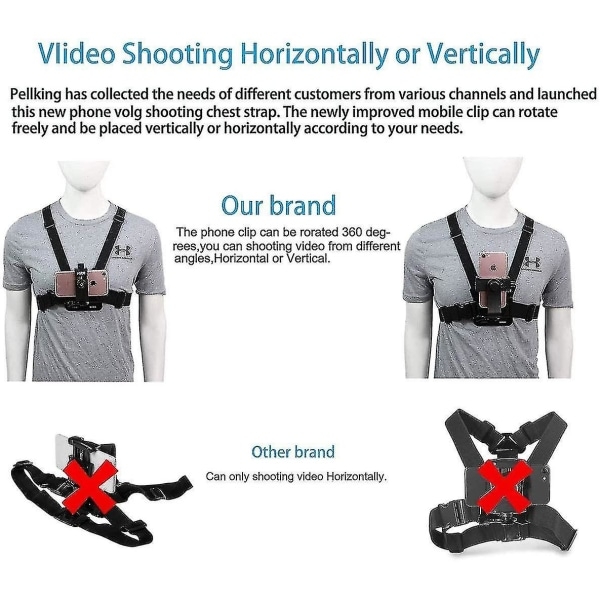 Universal Mobile Phone Clamp \u0026 Tripod Holder Compatible with GoPro Samsung iPhone Action Camera POV Mount - Image 4