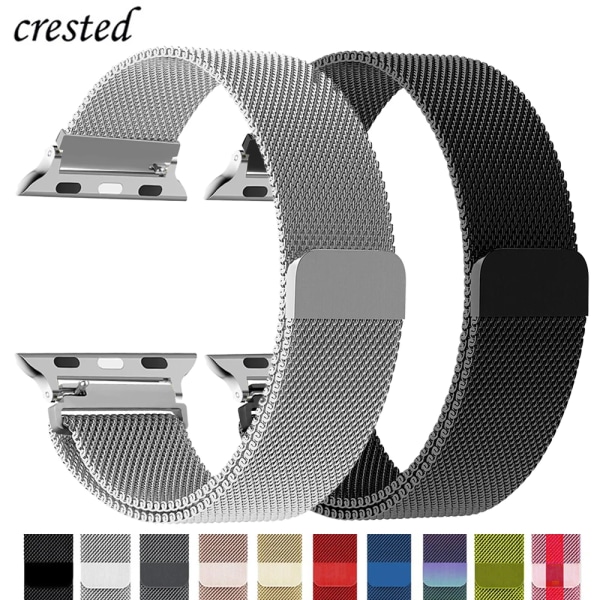 Compatible with Apple Watch Bands Apple Watch Series 9 8 7 6 5 4 SE Ultra 2, 38mm 40mm 41mm 42mm 44mm 45mm 49mm, Silver Starlight - Image 2