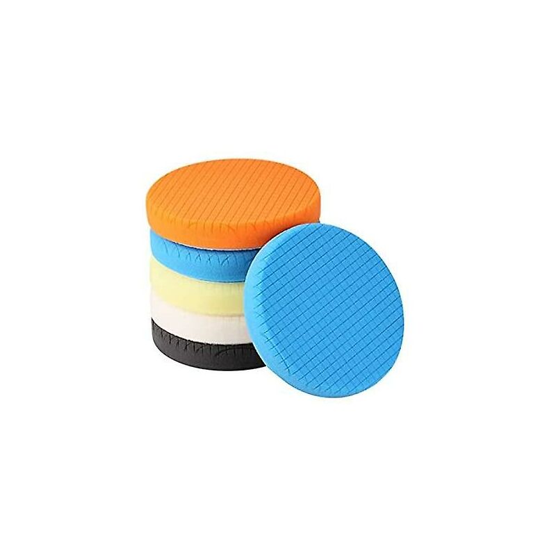 Polishing Pad, 5 pcs 150Mm/6 Inch Polishing Sponge Buffing Kit For Car Polisher Buffer Pad/For RO & DA Polishers Dual - Image 1