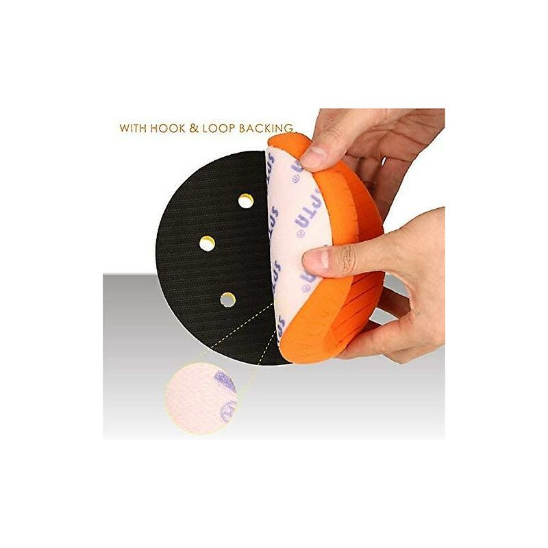 Polishing Pad, 5 pcs 150Mm/6 Inch Polishing Sponge Buffing Kit For Car Polisher Buffer Pad/For RO & DA Polishers Dual - Image 3