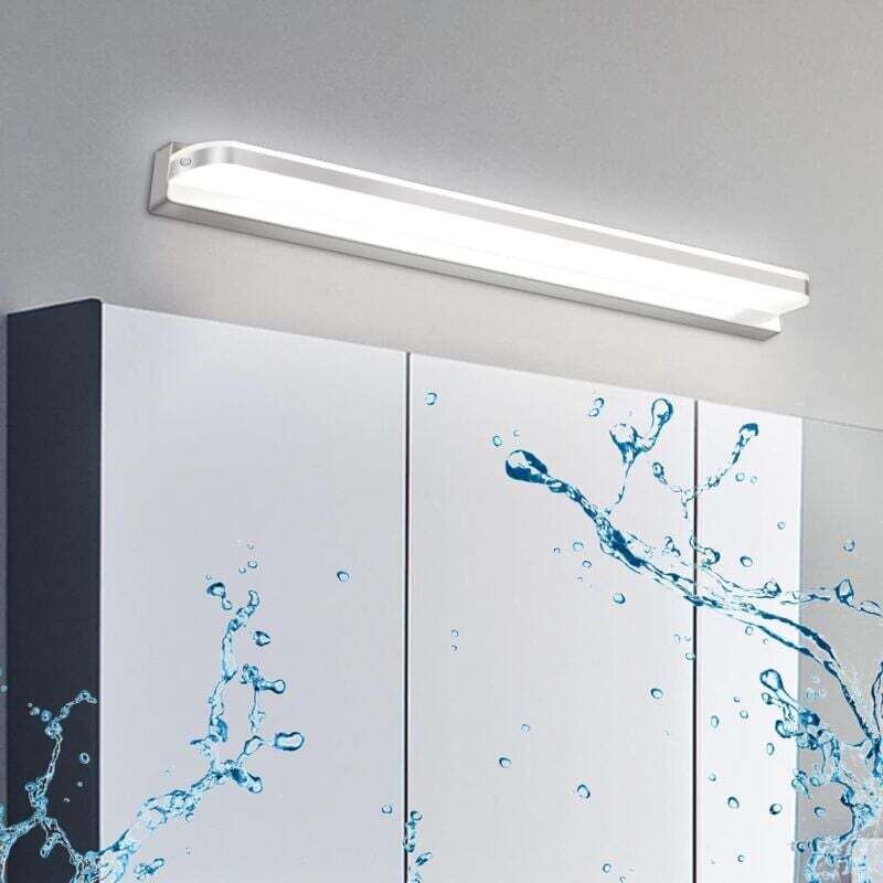 LED Mirror Light 7W 42Cm Cool White, Bathroom Mirror Light Ip44 Waterproof 6000K 600Lm, Acrylic Modern LED Wall Lamp - Image 1