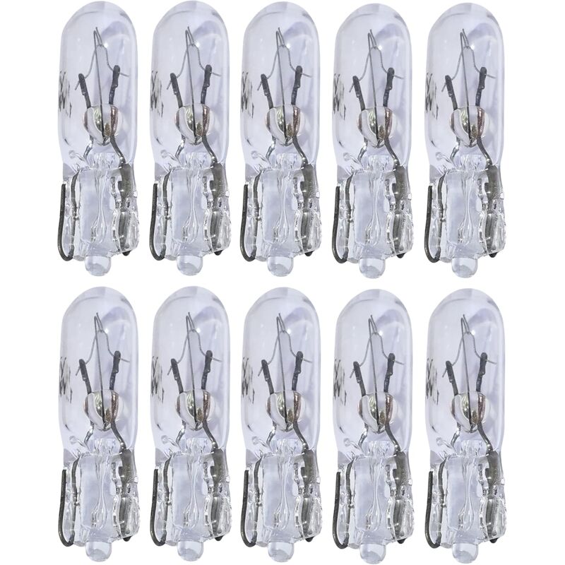 10 pcs T5 12V 1.2W DAshboard Light Bulbs - Image 1