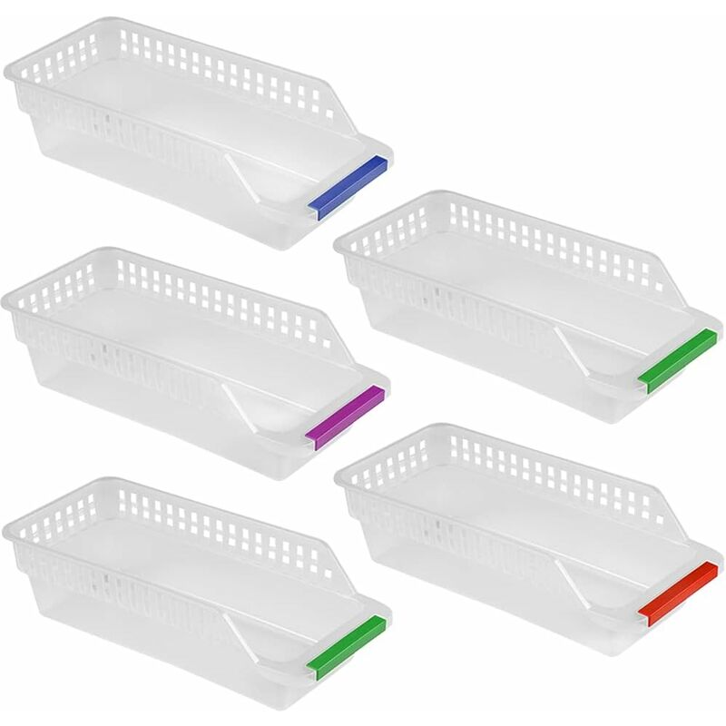 Fridge Organizer, Refrigerator Organizer, Stackable Fridge Basket, Plastic Storage Basket For Home Kitchen Collection - Image 1