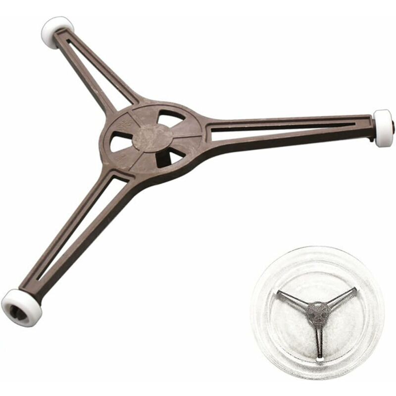 Triangle Shaped Tray, Microwave Tray Holder Stand, Microwave Oven ROtating Ring, For 24.5Cm Microwave Parts Flat Glass - Image 1