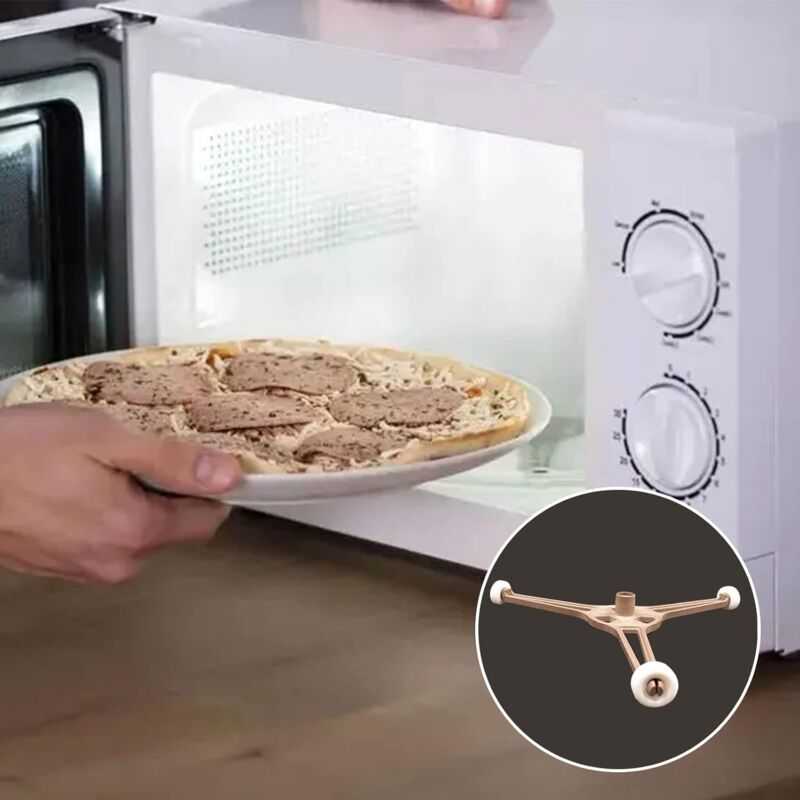 Triangle Shaped Tray, Microwave Tray Holder Stand, Microwave Oven ROtating Ring, For 24.5Cm Microwave Parts Flat Glass - Image 2