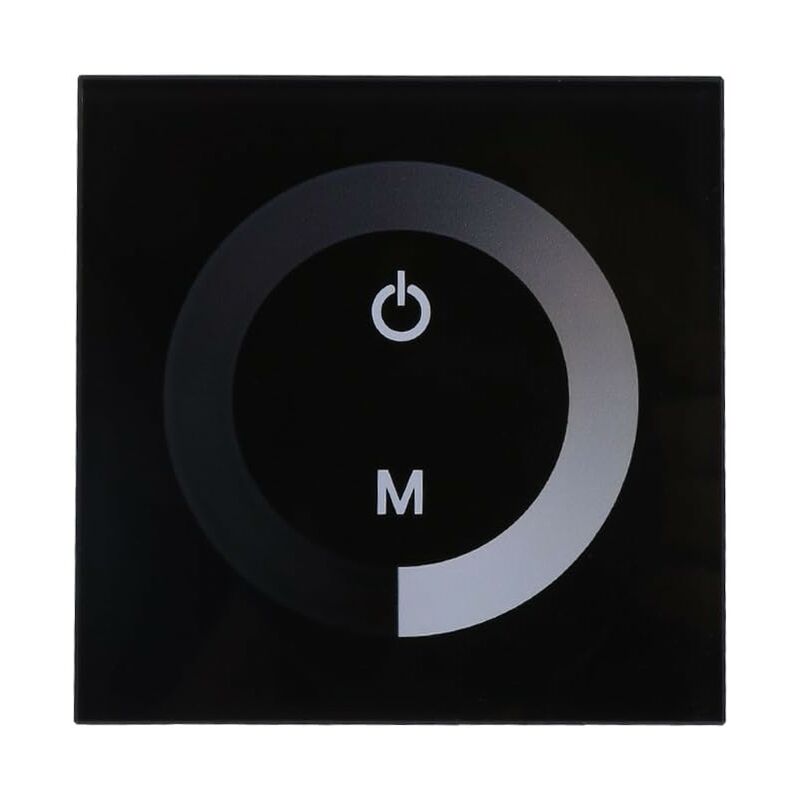 LED Dimmer Switch,Fydun Dimmable LED Touch Panel Single Color Dimmer Wall Switch Controller Touch Panel LED Light Bar - Image 1