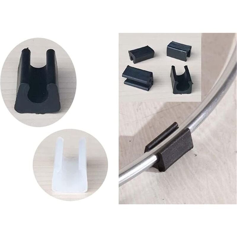 32 pcs Chair Leg Caps Tube End Caps Pads Furniture Floor Protectors U Shape Plastic Chair Caps,Chair Leg Caps Silicone - Image 4