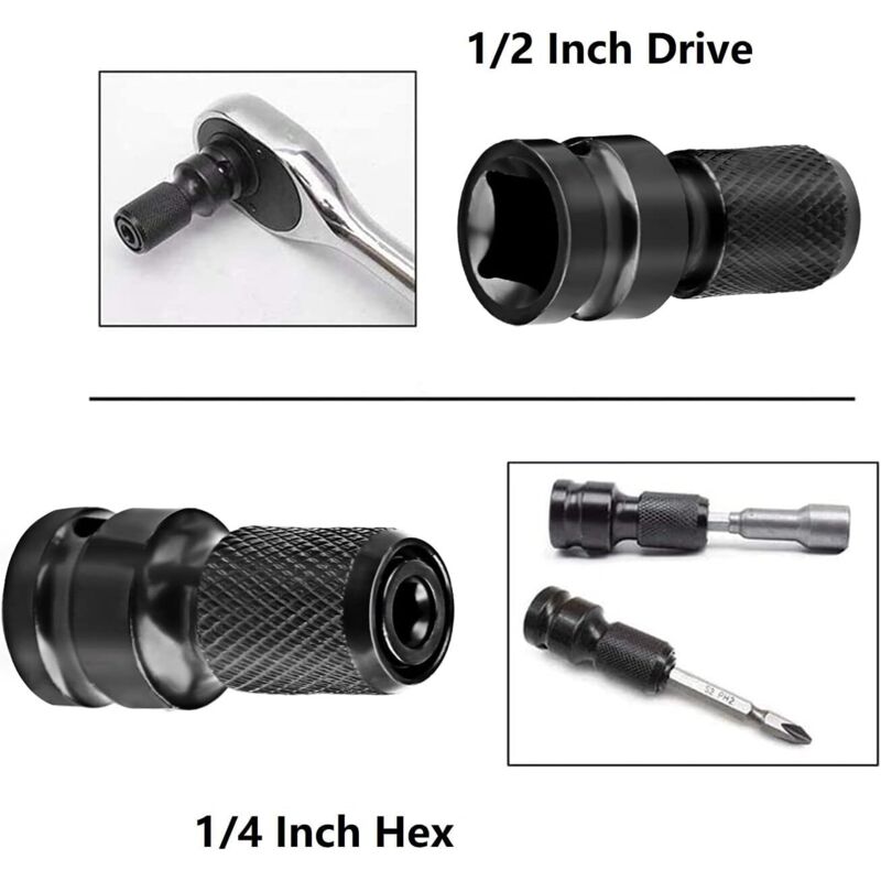 Impact Socket Driver Bit, 1/2
