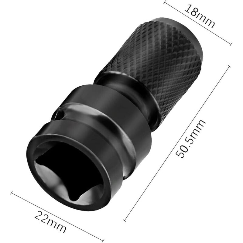Impact Socket Driver Bit, 1/2