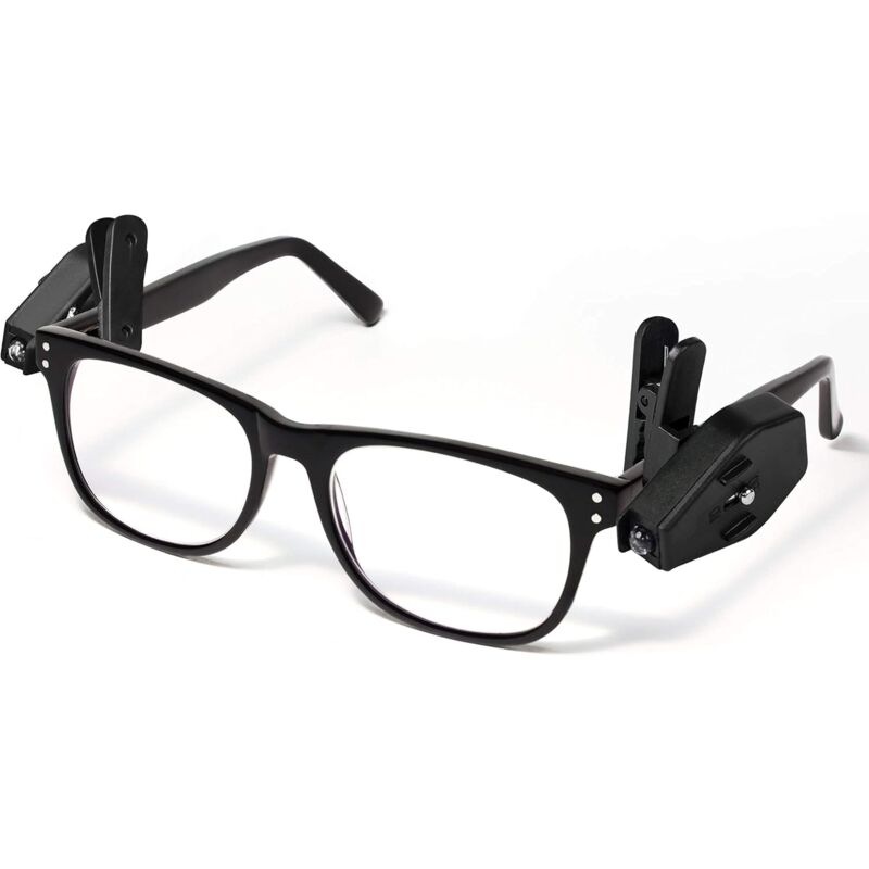 Mini LED Reading Light For Glasses - LED Clip On Glasses - Practical Accessory For Reading Or Concentrating Without - Image 1