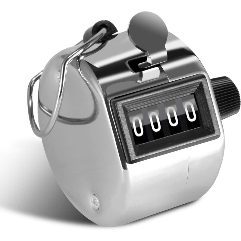4 Digit Manual Counter Passage Counter For People Counter, Golf Sport, Trainer School - Image 1