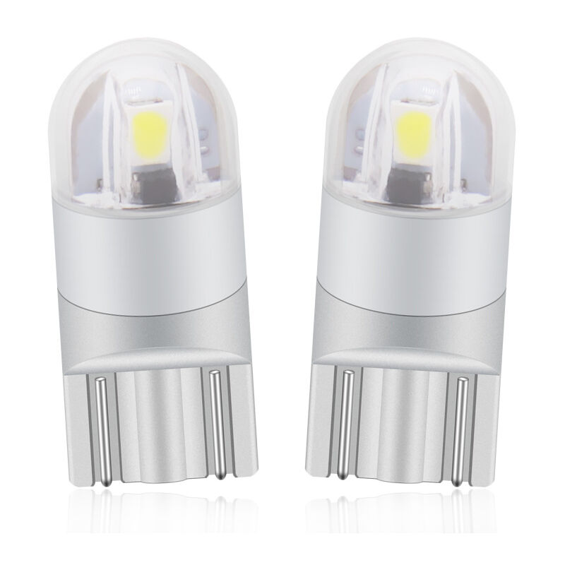 T10 W5W LED Side Marker Light 12V 6000K White 168 194 LED Turn Signal Light For Car Motorcycle License Plate Light Bulb - Image 1