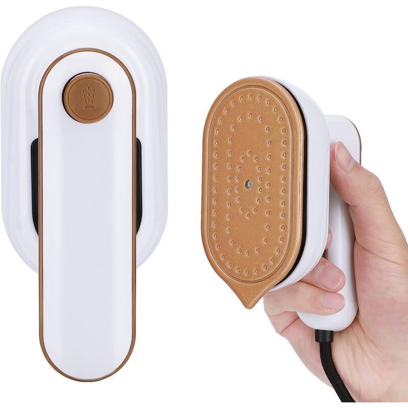 Steam Iron: Travel Iron - Mini Iron - 20S Fast Heat-Up - 50Ml Water Tank - Wet And Dry For Home And Travel - White - Image 1