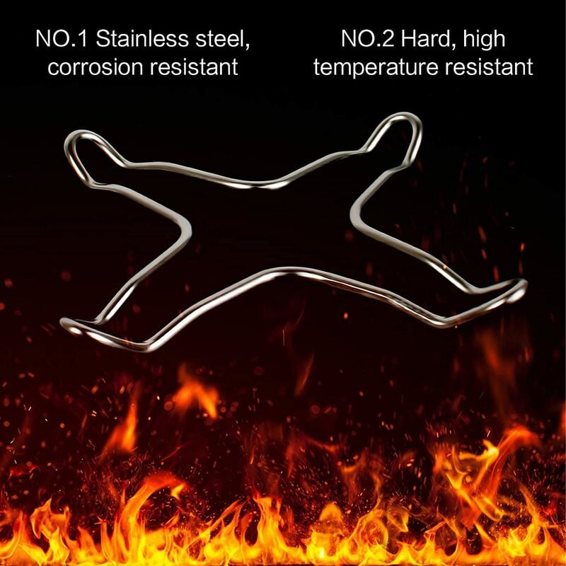 2 pcs Stainless Steel Gas Hob Reducer For Gas Hob, Hob, Hob, Hob, Trivet, Wok Holder, Gas Pot - Image 3