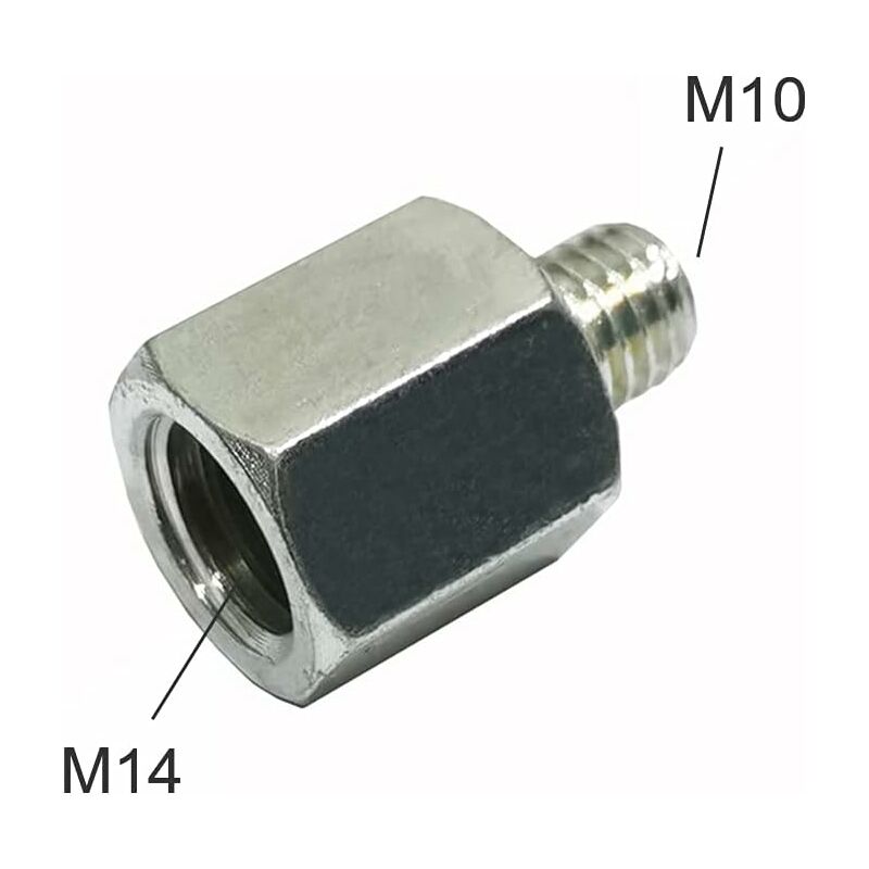 M10 M14 Adapter Angle Grinder Polisher Thread Drill Bit Interface Converter Connector Power Tools Accessories - Image 1