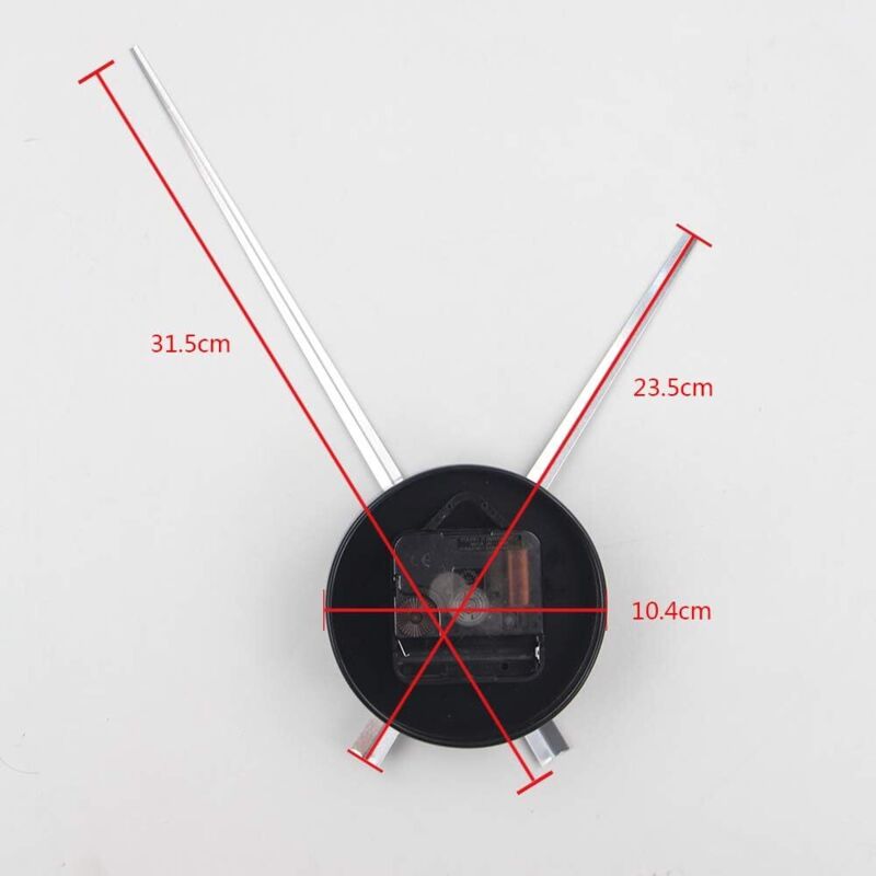 Large Wall Clock - 3D Needles - Quartz Mechanism Clock - Diy Crafts - Home Decor - Image 2