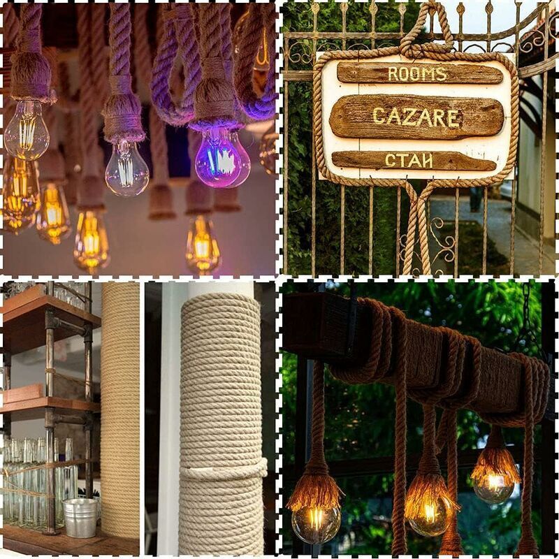 20Mm Barrier ROpe For Stair Handrail/Balcony Railing, Twine For Tug Of War, Swings, Ship And Lifting, Battle And Gym - Image 2