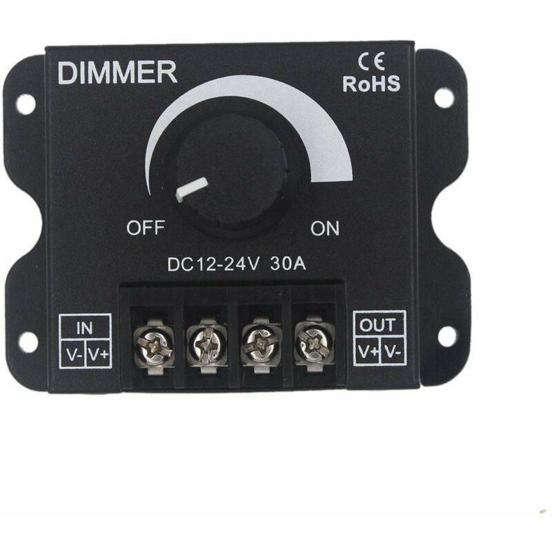 LED Dimmer Controller 12V 24V 30A Pwm Dimmer 360W For LED Strips Or LED Light - Image 1