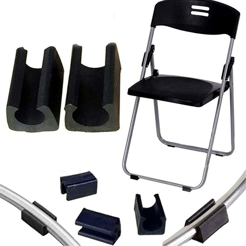 32 pcs Chair Leg Caps Tube End Caps Pads Furniture Floor Protectors U Shape Plastic Chair Caps,Chair Leg Caps Silicone - Image 1