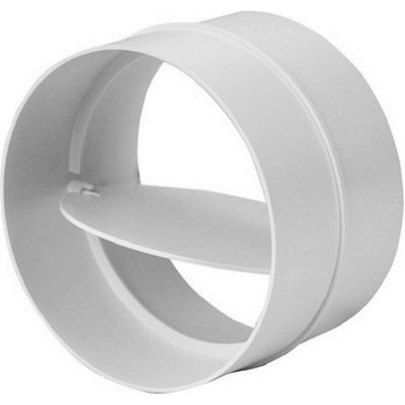 Ø 100Mm Connection With Non-Return Valve ROund Ventilation Pipe Ø 100Mm - Image 1