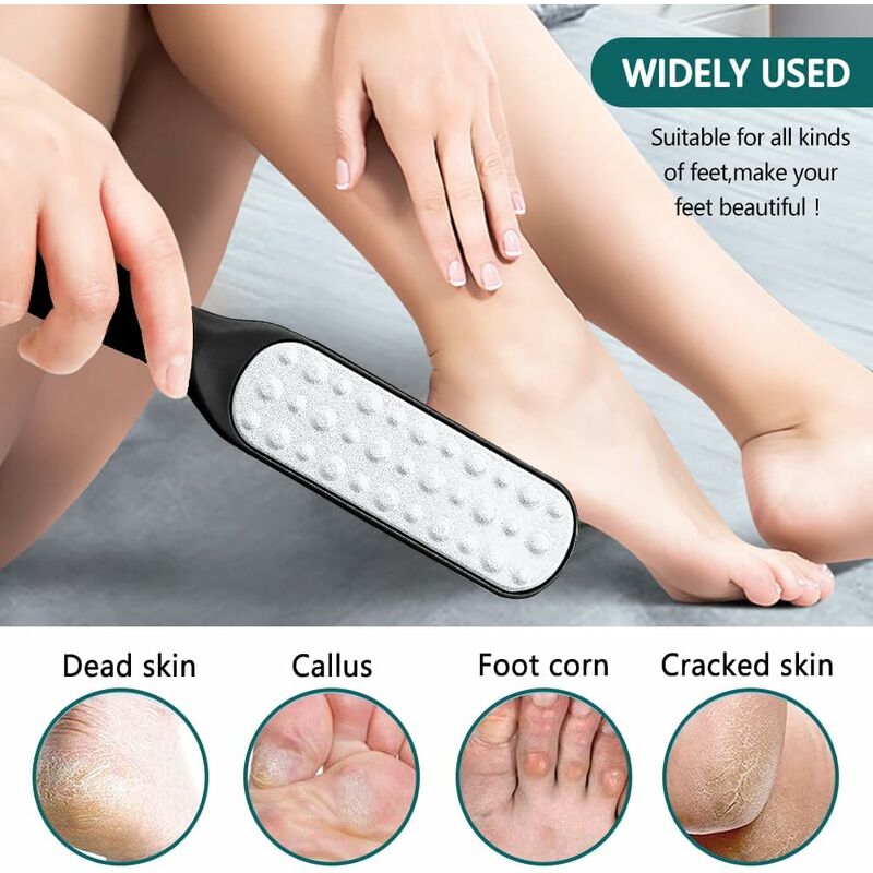 Foot File Pedicure Foot Rasp, Professional Foot File, Foot File, Different Degrees Of Wear On Both Surfaces, Dead - Image 2