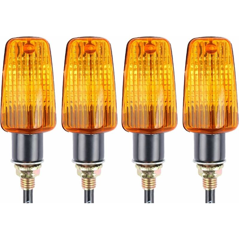 4 pcs Motorcycle Indicators Turn Signals 12V Waterproof Universal For Motorcycle Scooter Quad Cruiser Off ROad - Image 1