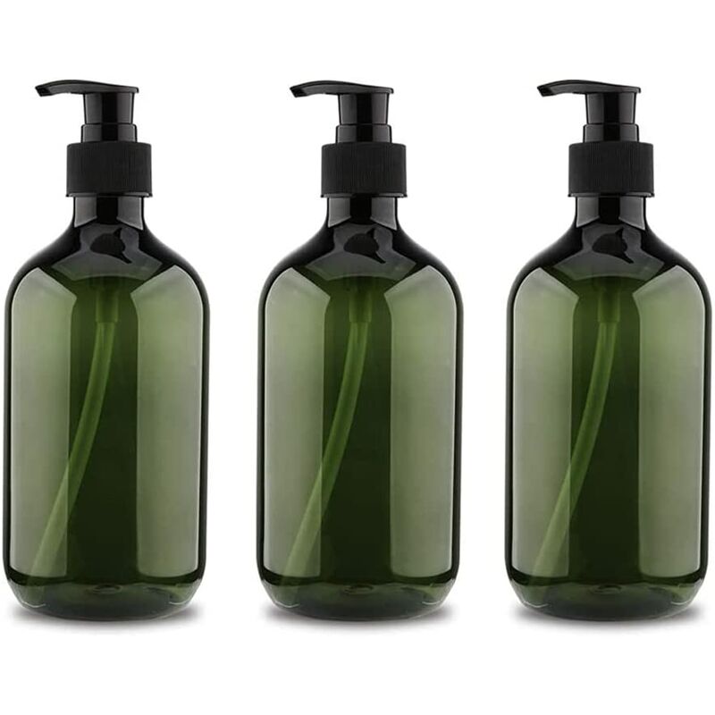 3 pcs 5Ooml Pump Bottles, Shampoo Bottle, Refillable Liquid Dispensers Dispenser Bottle, Empty Refillable Pump - Image 1